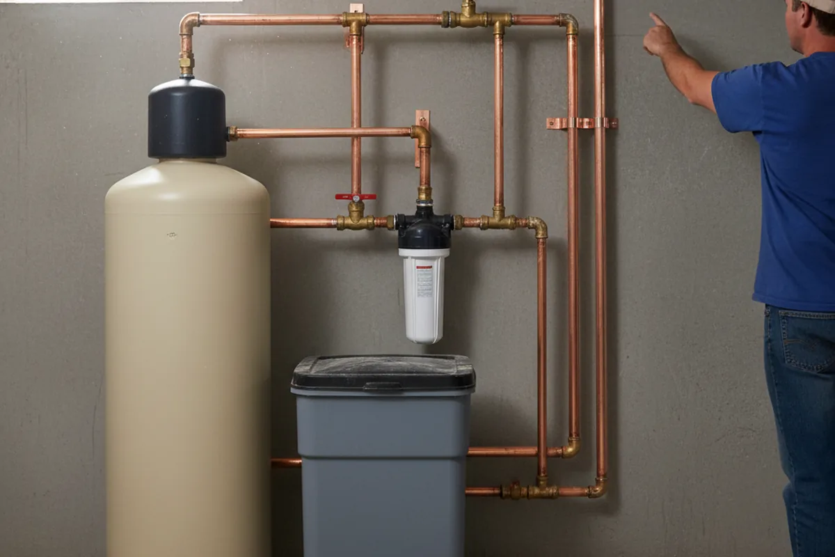 Whole-house water treatment system installed in Block Island